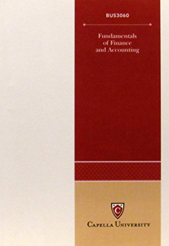 Stock image for Fundamentals of Finance and Accounting for sale by Eatons Books and Crafts