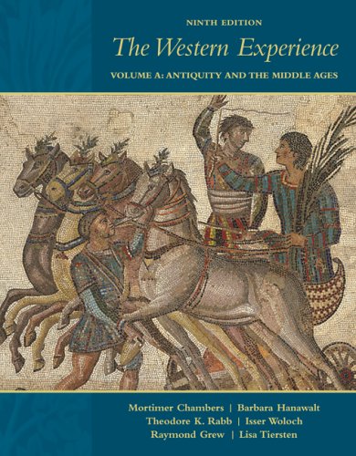 Imagen de archivo de The Western Experience, Vol. A: Antiquity and the Middle Ages a la venta por The Book Spot