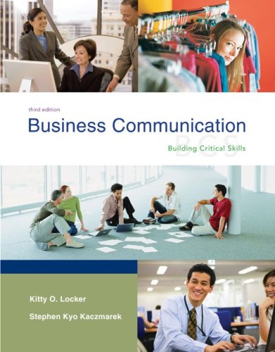 9780073261409: Business Communication: Building Critical Skills with BComm GradeMax