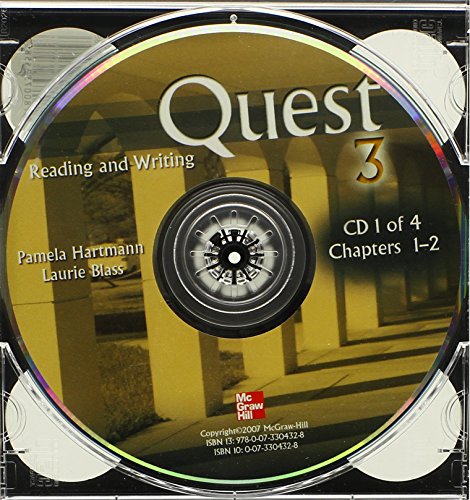 Quest 3: Reading and Writing, 2nd Edition (9780073265858) by Pamela Hartmann; Laurie Blass