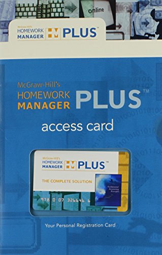 Stock image for McGraw-Hills Homework Manager Plus Access Card to accompany FAP 18e for sale by Books-FYI, Inc.