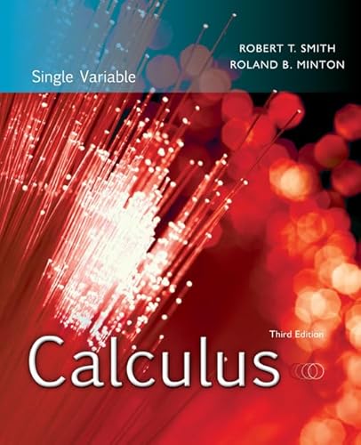 9780073268460: Calculus. Single Variable Late Transcendental Functions