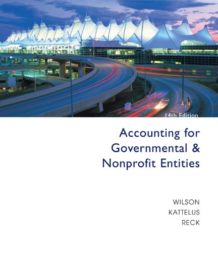 Beispielbild fr Accounting for Governmental and Nonprofit Entities with City of Smithville CD-ROM zum Verkauf von Wonder Book