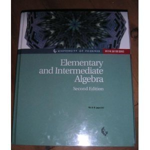 Imagen de archivo de Elementary and Intermediate Algebra (University of Phoenix Special Edition Series) a la venta por Better World Books: West