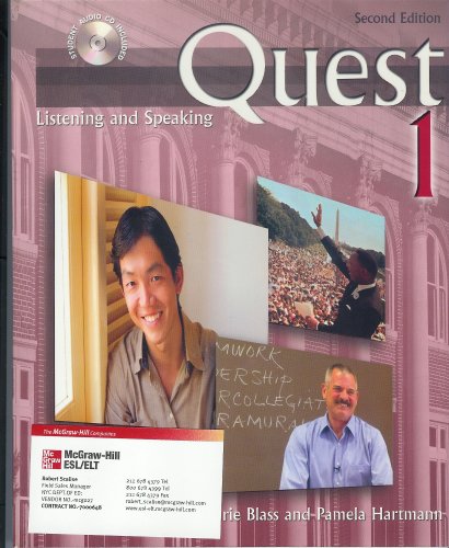 9780073269603: Quest Level 1 Listening and Speaking Student Book with Audio Highlights