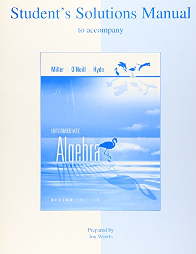 Imagen de archivo de Student Solutions Manual Intermediate Algebra a la venta por ThriftBooks-Atlanta