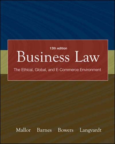 Beispielbild fr Business Law with OLC card and You Be the Judge DVD (Vol 1 &2) zum Verkauf von Better World Books