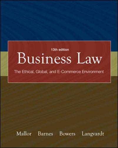 Stock image for Business Law with OLC card and You Be the Judge DVD (Vol 1 &2) for sale by Better World Books