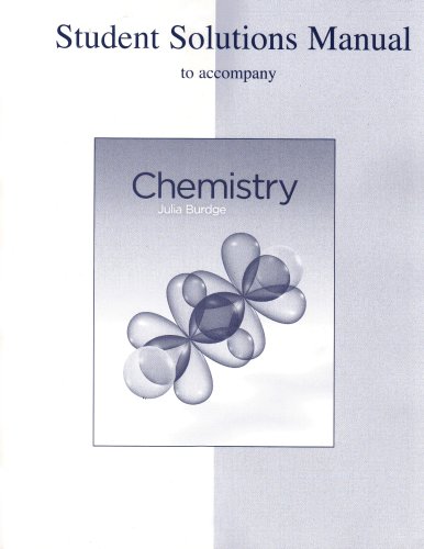 Stock image for Student Solutions Manual to accompany Chemistry for sale by HPB-Red