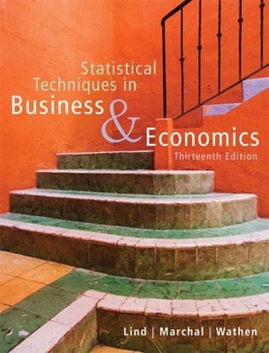 Imagen de archivo de Statistical Techniques in Business & Economics [With CDROM] a la venta por ThriftBooks-Dallas