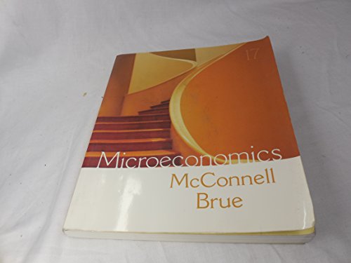 Microeconomics (9780073273099) by McConnell,Campbell; Brue,Stanley