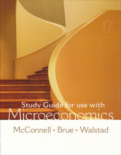 Beispielbild fr Study Guide to accompany Microeconomics zum Verkauf von Better World Books