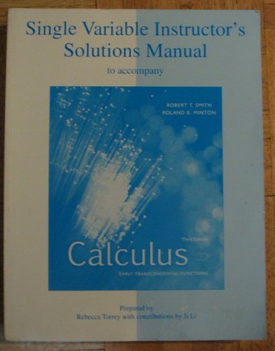 

Instructors Solutions Manual to Accompan
