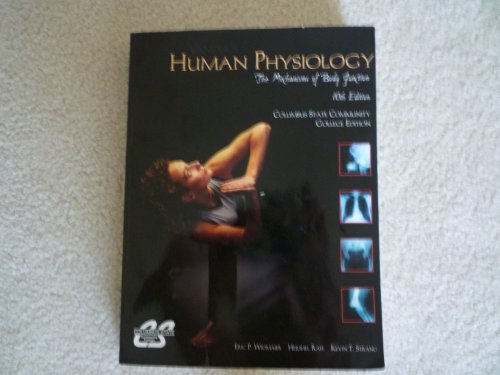 Vander's Human Physiology: The Mechanisms of Body Function, 10th Ed, COLUMBUS STATE CC EDITION (9780073276830) by Widmaier; Raff; Strang