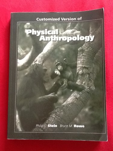 Imagen de archivo de Customized Version of Physical Anthropology a la venta por Bookmans