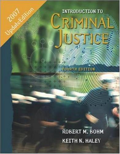 Imagen de archivo de Introduction to Criminal Justice: Updated Edition a la venta por Hawking Books