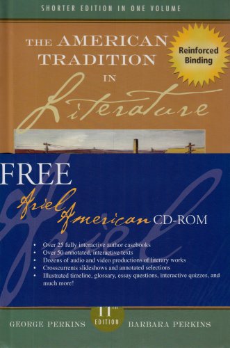 Beispielbild fr The American Tradition in Literature (Concise) MP w American Ariel CD (NASTA Hardcover Reinforced High School Binding) by George Perkins (A/P AMERICAN LITERATURE) zum Verkauf von Once Upon A Time Books