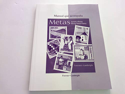 Stock image for Metas Workbook/Laboratory Manual for sale by Decluttr