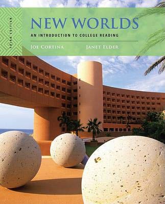 Beispielbild fr New Worlds: An Introduction to College Reading zum Verkauf von HPB-Red