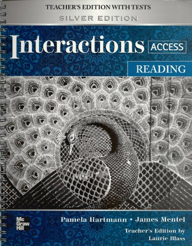 Imagen de archivo de Interactions Access Reading Teachers Edition with Tests, Silver Edition a la venta por thebookforest.com