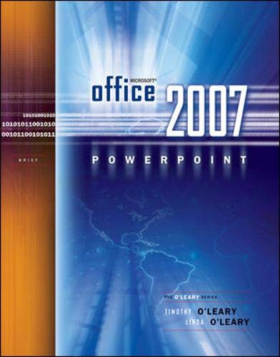 9780073294568: Microsoft Office PowerPoint 2007 Brief (O'leary Series)