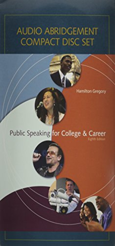 Stock image for Audio CD Set t/a Public Speaking for College and Career for sale by SecondSale