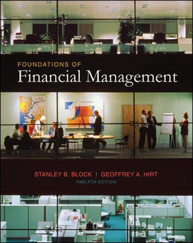 Beispielbild fr Foundations of Financial Management zum Verkauf von Better World Books