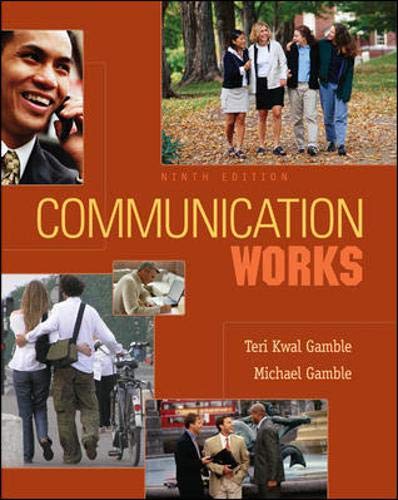 Stock image for Communication Works for sale by BookHolders