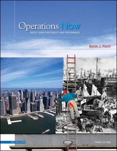 Imagen de archivo de Operations Now: Supply Chain Profitability and Performance with Student DVD (Mcgraw-hill Irwin Series Operations Management) a la venta por Goodwill Books