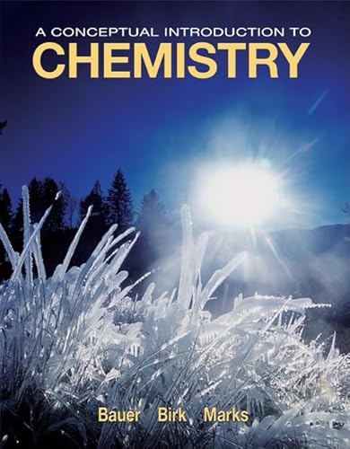 Beispielbild fr A Conceptual Introduction to Chemistry zum Verkauf von HPB-Red