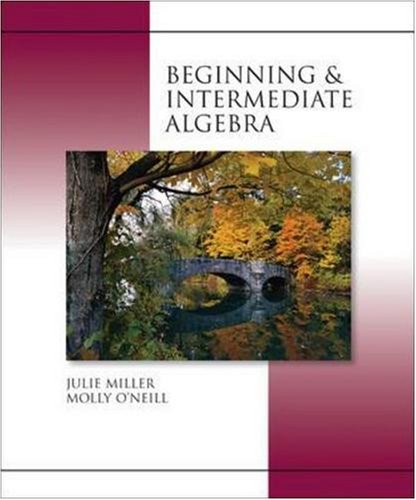 Imagen de archivo de Beginning and Intermediate Algebra a la venta por HPB-Red