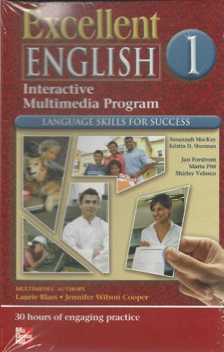 Excellent English 1 Interactive Multimedia Program (Single-user Version) (9780073306926) by Laurie Blass; Jennifer Wilson Cooper; Susannah MacKay; Kristin D. Sherman; Jan Forstrom; Marta Pitt; Shirley Velasco