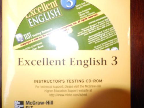 Excellent English Level 3 EZ Test CD-ROM: Language Skills For Success (9780073306971) by Maynard, Mary Ann; Wisniewska, Ingrid; Forstrom, Jan; Pitt, Marta; Velasco, Shirley