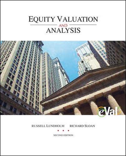 9780073309699: MP Equity Valuation and Analysis with eVal