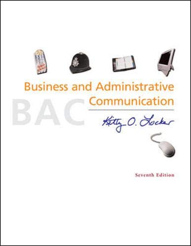 Imagen de archivo de Business and Administrative Communication with Grademax Passcard a la venta por ThriftBooks-Dallas