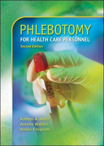 Stock image for Phlebotomy for Health Care Personnel for sale by Better World Books Ltd