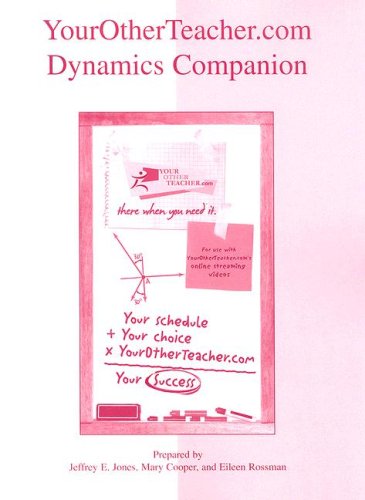 YourOtherTeacher.com Dynamics Companion (9780073311784) by Jones,Jeff