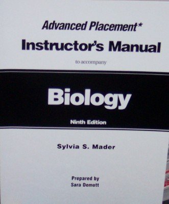 9780073311920: Biology: Instructor's Manual (to Accompany) by Sylvia S. Mader (2007) Paperback