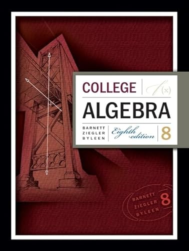 Beispielbild fr College Algebra zum Verkauf von HPB-Red