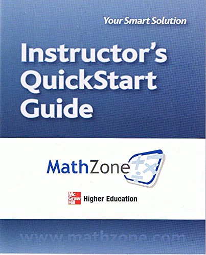 Stock image for Your Smart Solution: Instructor's Quick Start Guide: Math Zone for sale by a2zbooks