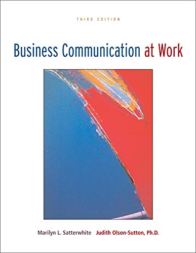 Stock image for Business Communication at Work with Olc Premium Content Card for sale by ThriftBooks-Atlanta