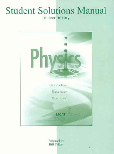 Stock image for Student Solutions Manual to Accompany Physics for sale by ThriftBooks-Dallas