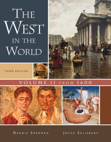 Beispielbild fr The West in the World, Volume II: From 1600 zum Verkauf von Wonder Book