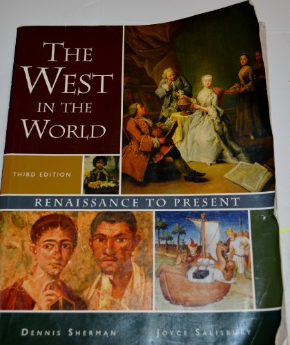 Stock image for The West in the World: Renaissance to Present for sale by ThriftBooks-Dallas