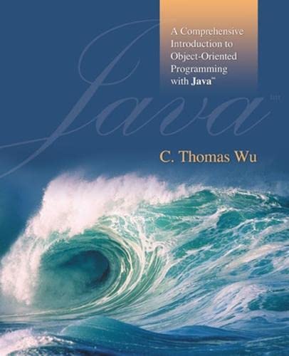 Beispielbild fr A Comprehensive Introduction to Object-Oriented Programming with Java zum Verkauf von BooksRun