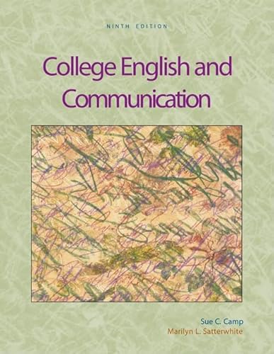 Stock image for College English and Communication with OLC Premium Content Card for sale by Iridium_Books