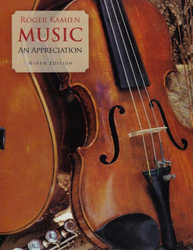 Imagen de archivo de Music: An Appreciation (Music: An AppKamien Comp, Roger a la venta por Iridium_Books