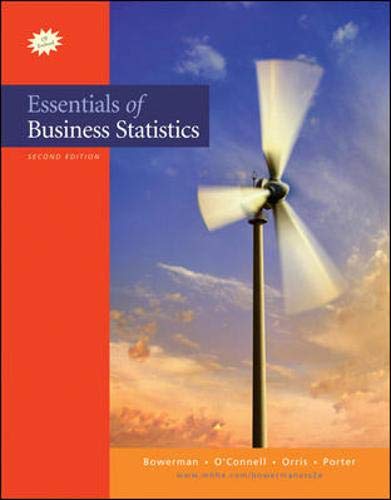 Stock image for Essentials of Business Statistics with Student CD (The Mcgraw-hill/Irwin Series: Business Statistics and Quantitative Methods and Management Science) for sale by SecondSale