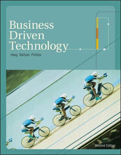 Stock image for Business Driven Technology with MISource 2007 and Student CD for sale by Better World Books