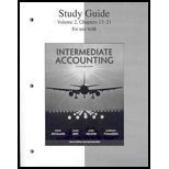 Beispielbild fr Study Guide, Volume 2 to accompany Intermediate Accounting zum Verkauf von SecondSale